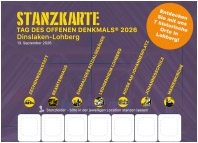 Stanzkarte Tag des offenen Denkmals Dinslaken-Lohberg